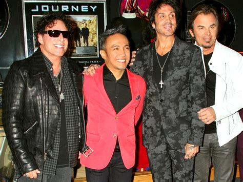  The band&39;s current lineup features Schon, alongside keyboardist and rhythm guitarist Jonathan Cain(1980present), drummer and vocalist Deen Castronovo(19982015, 2021present), vocalist Arnel Pineda(2007present. . Current journey band members 2022